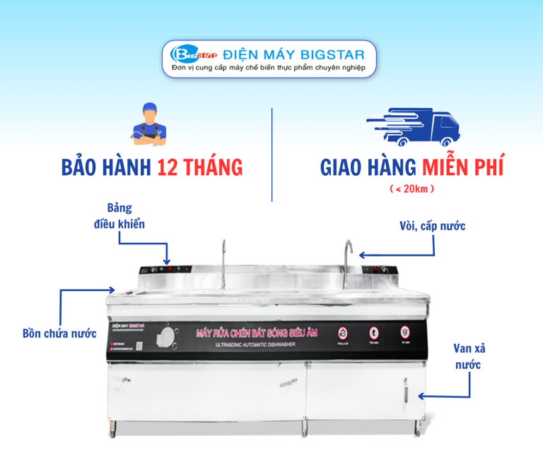 Máy rửa chén bát siêu âm