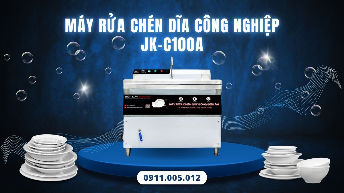 Máy rửa chén dĩa công nghiệp JK-C100A