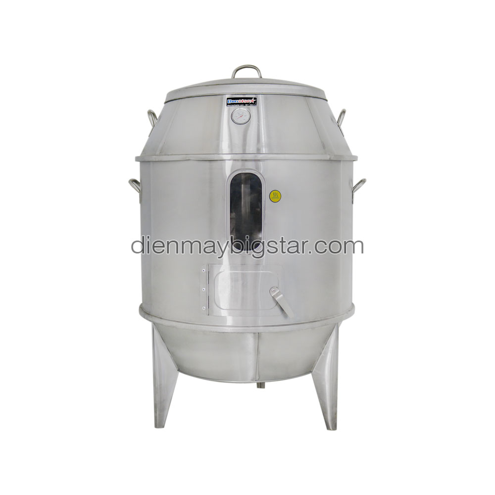 Lò quay vịt gà heo dạng lu inox T80