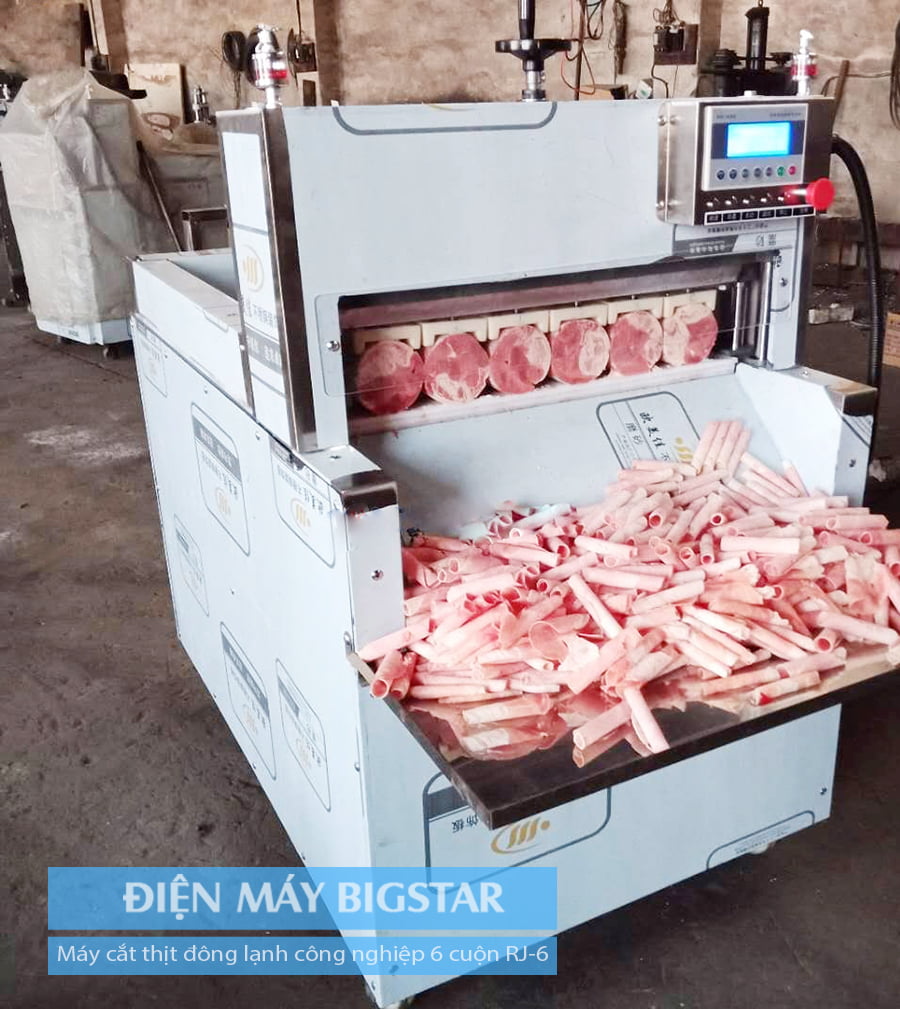 Máy cắt thịt đông lạnh công nghiệp