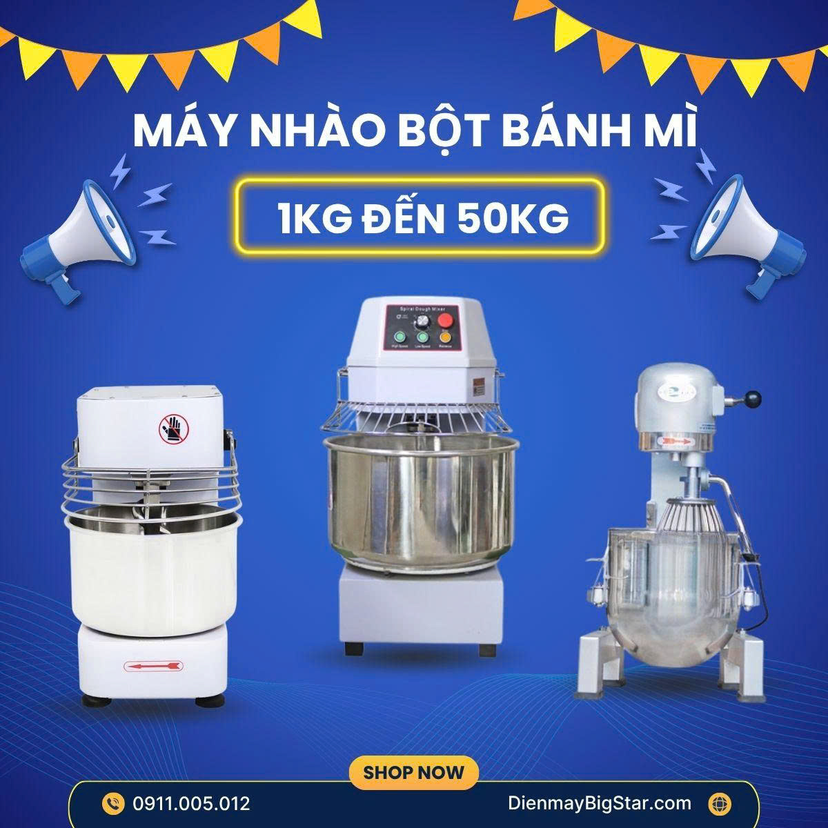 Máy nhào bột bánh mì