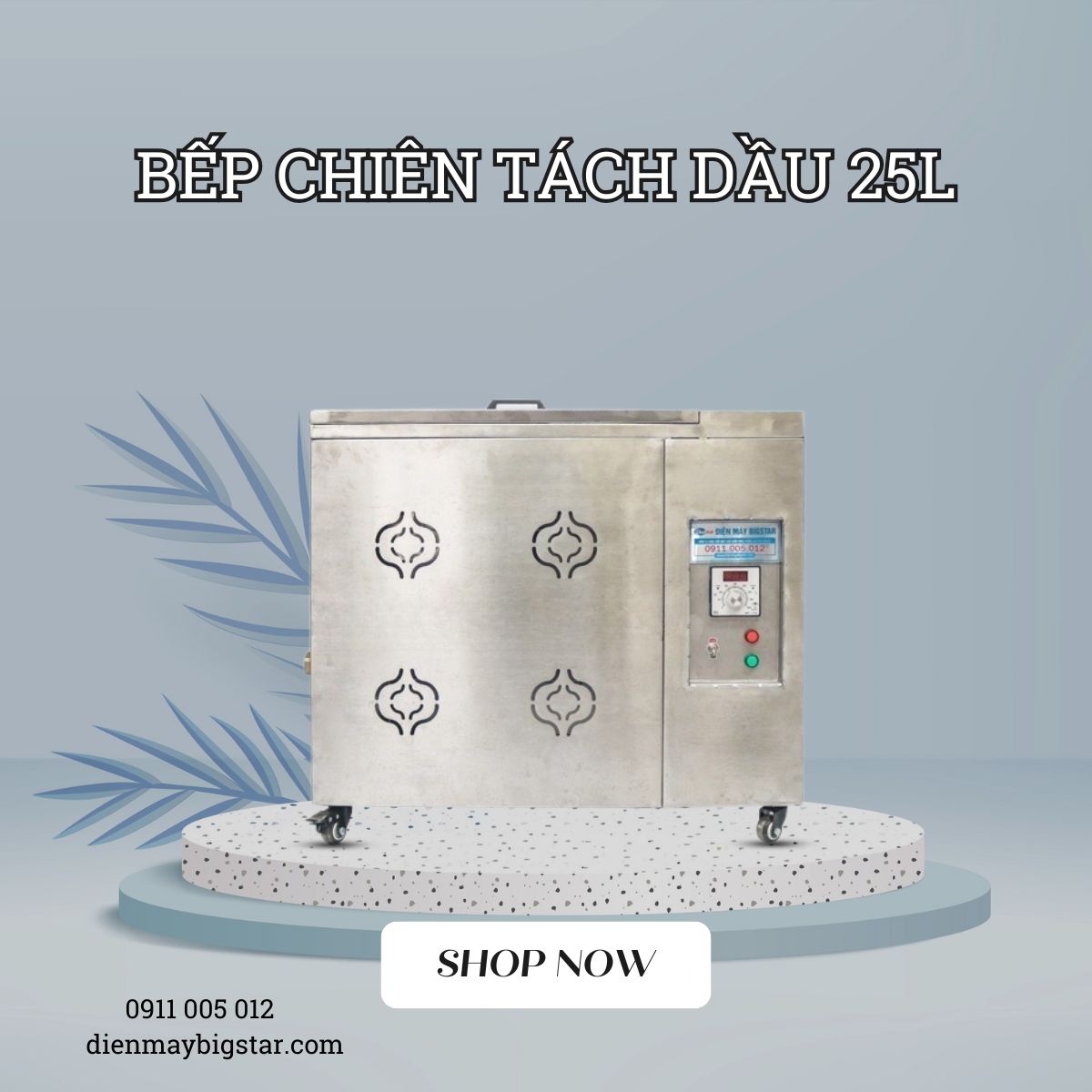 Bếp chiên tách dầu 25L