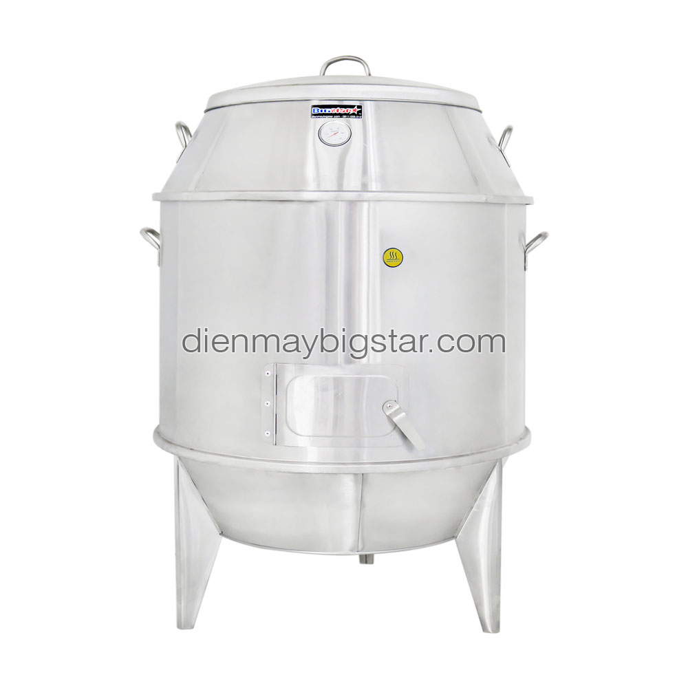 Lò quay vịt inox bằng than 90