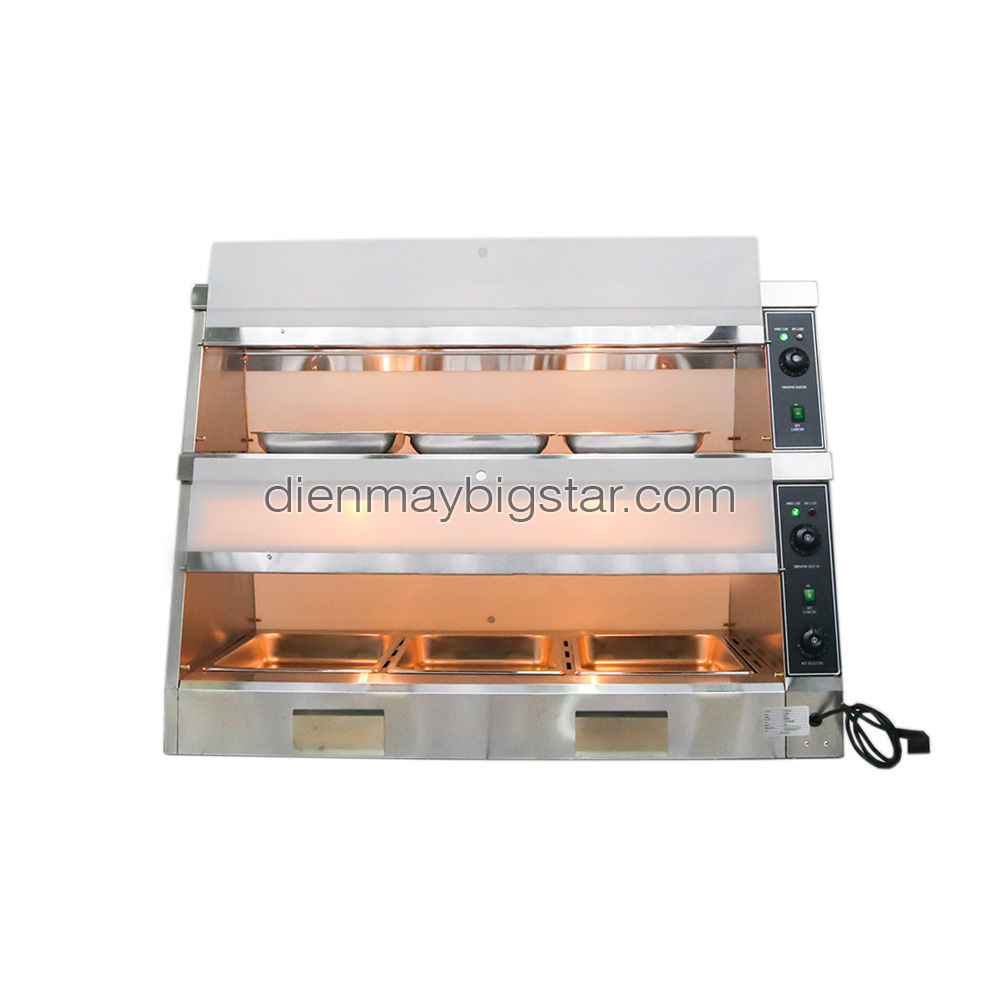 Tủ giữ nóng thức ăn HW-2*3