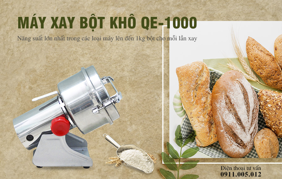 Máy xay bột khô QE-1000