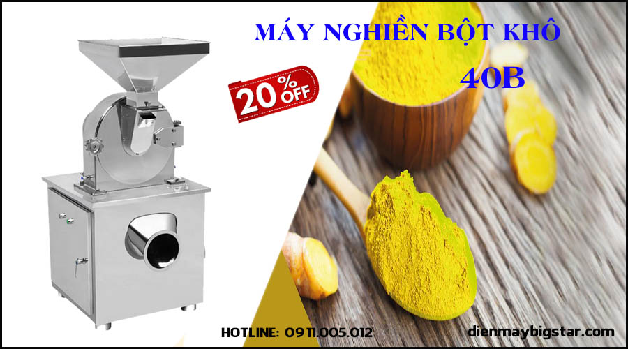 Máy nghiền bột khô 40B