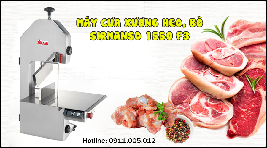 Máy cưa xương heo bò Sirman SO 1550 F3