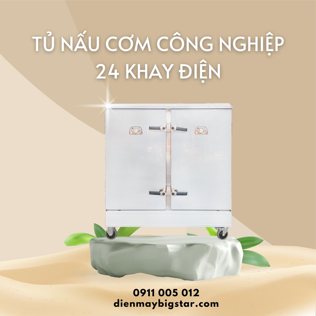 Tủ nấu cơm công nghiệp 24 khay điện