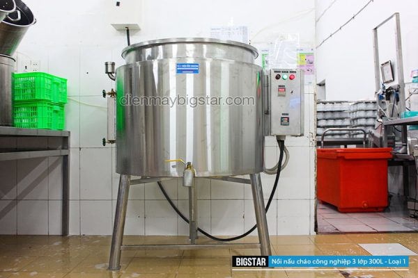 Nồi nấu cháo công nghiệp dùng điện