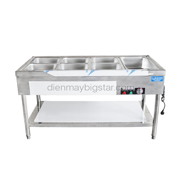 Quầy hâm nóng buffet thức ăn 1 ngăn 2 ngăn 3 ngăn