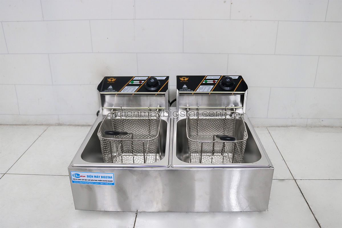 bếp chiên nhúng đôi bằng điện MH-82