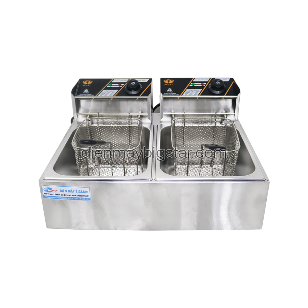 Bếp chiên nhúng đôi bằng điện MH-82