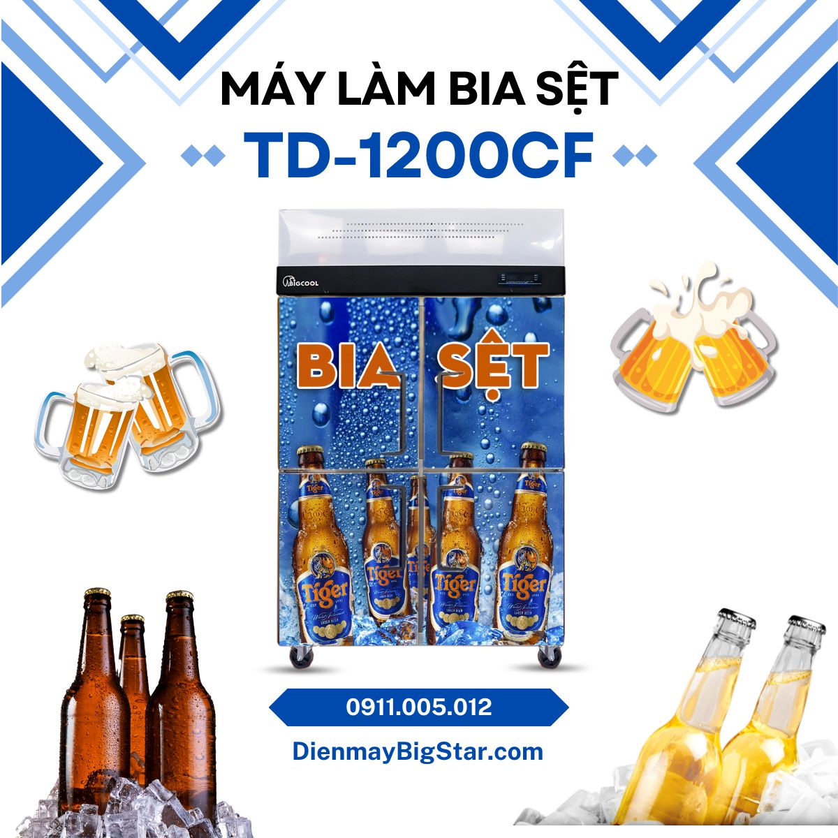 máy làm bia sệt TD-1200CF