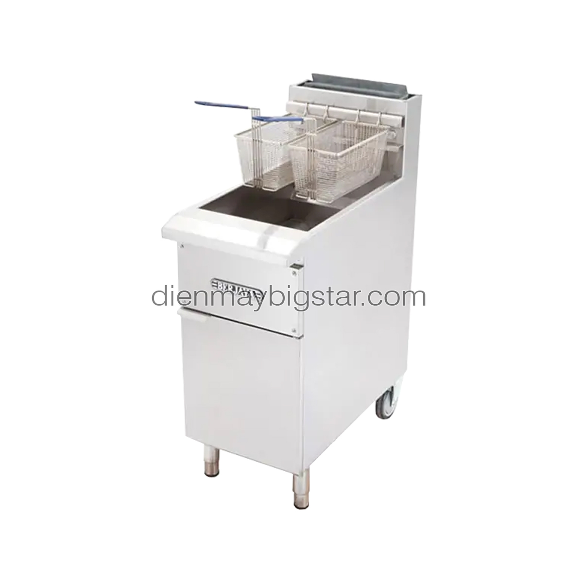 Bếp chiên nhúng gas có chân Berjaya GDFE2BFS-17