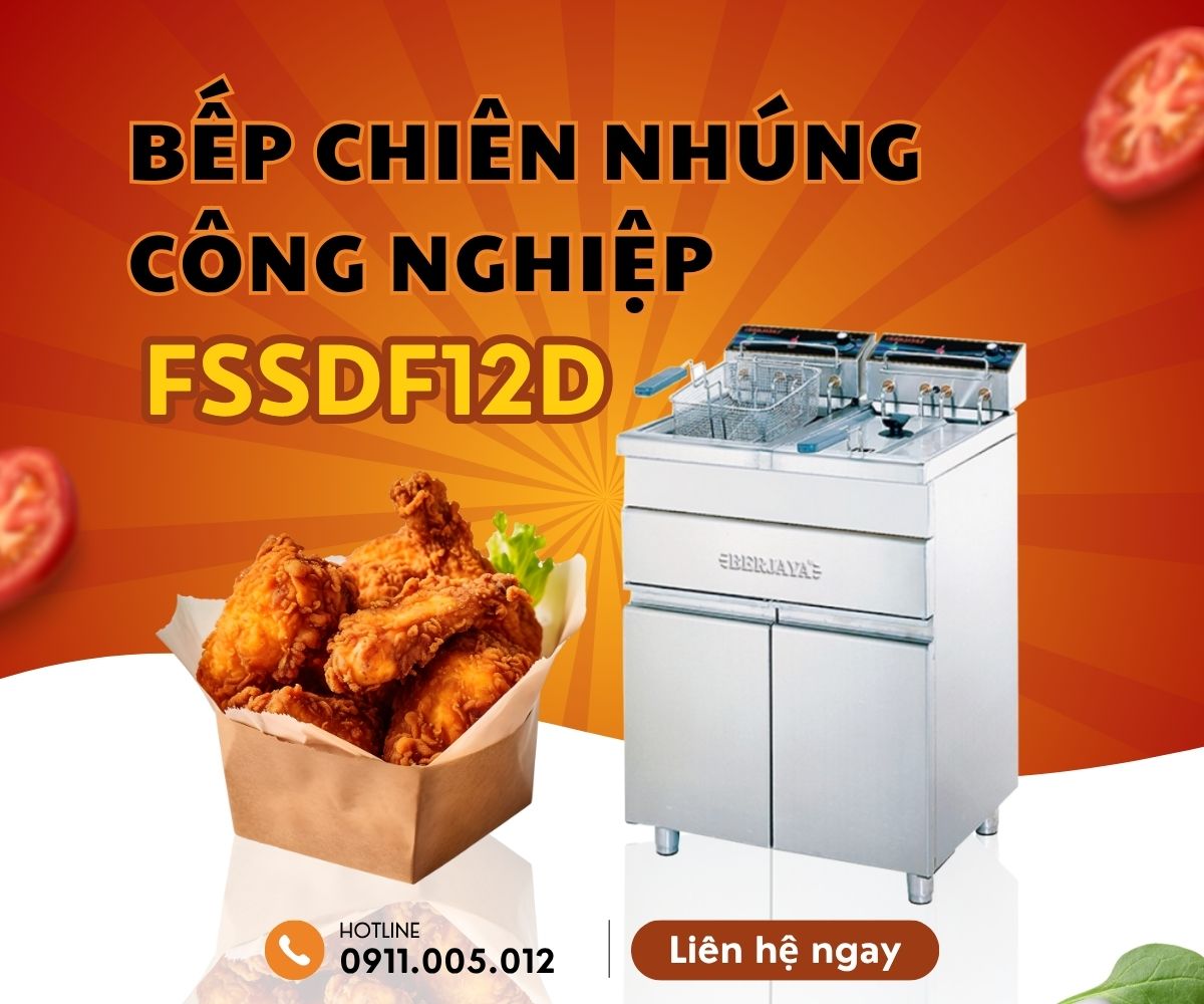 Bếp chiên nhúng công nghiệp FSSDF12D