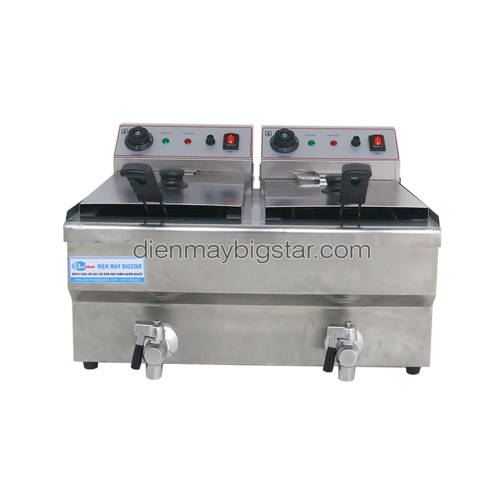 Bếp chiên nhúng điện đôi EF-162V