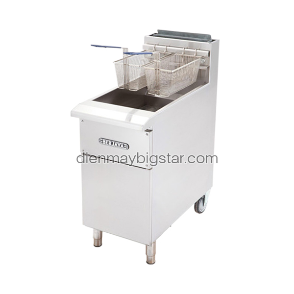 Bếp chiên nhúng đôi dùng gas Berjaya GDFE2BFS-17
