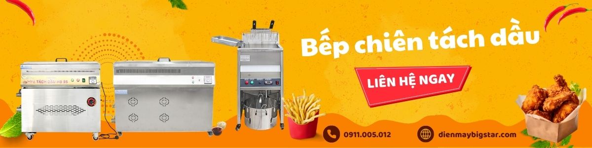 Bếp chiên tách dầu
