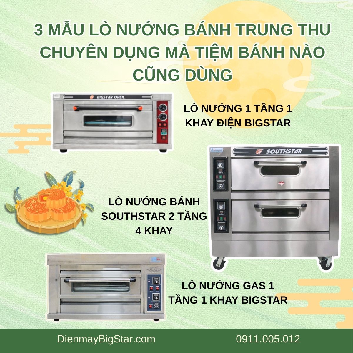 lò nướng bánh trung thu chuyên dụng