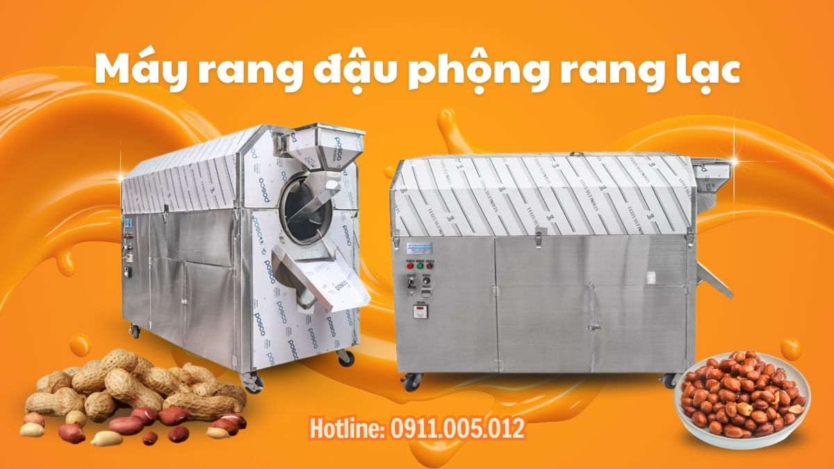 Máy rang đậu phộng rang lạc