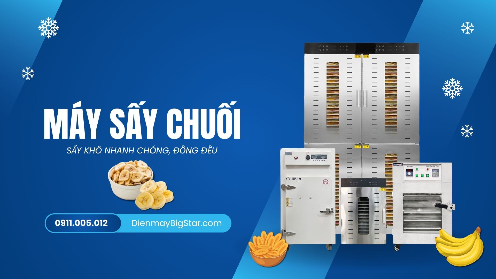 máy sấy chuối